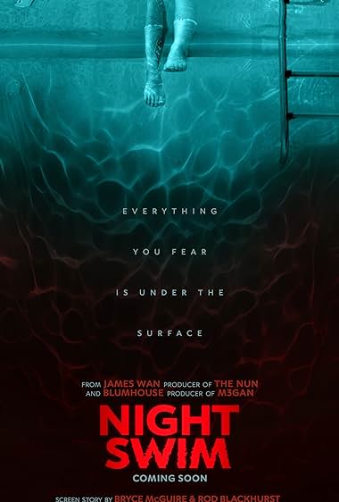 دانلود فیلم Night Swim 2024 با زیرنویس فارسی چسبیده - شنای شبانه